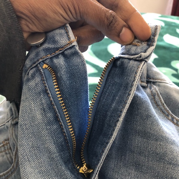 Cute wide leg high waist denim capris - Picture 6 of 16